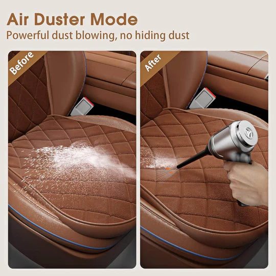 3 in 1 Mini Car Vacuum Cleaner – 12000Pa Powerful Suction, Wireless Handheld Vacuum, Air Blower & Pump