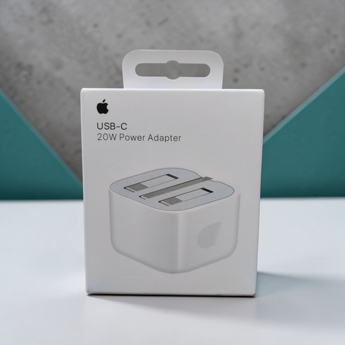 Apple 20W USB-C Fast Charger (3-Pin) – Original Power Adapter for iPhone 15 / 14 / 13 / 12