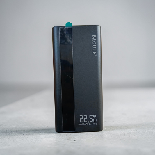 BAGULE 20000mAh Fast Charging Power Bank – 22.5W Dual USB Portable Charger with Digital Display
